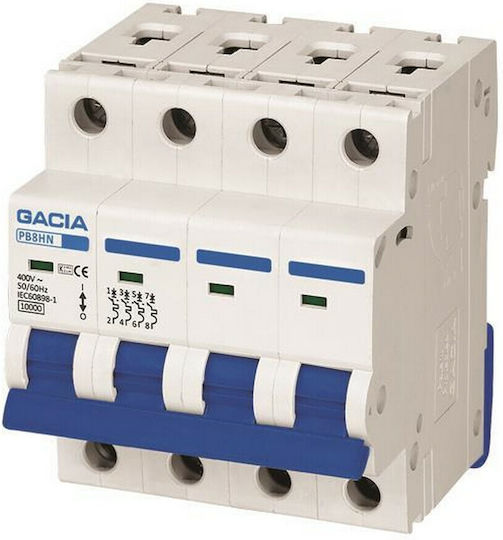 Gacia Automatischer Schutzschalter 40A Vierpolig AC 500-43312
