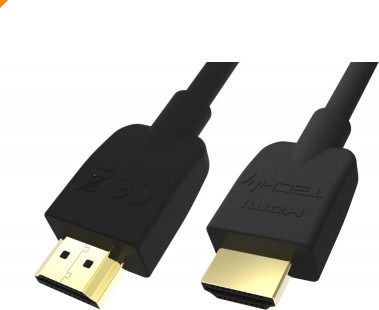 Techly HDMI 2.0 Premium High Speed 4K 60Hz HDR Cable HDMI male - HDMI male 0.5m Μαύρο