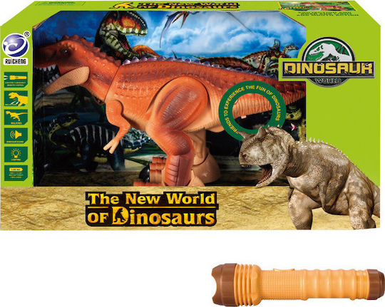 Zita Toys The New World Of Dinosaurs Τηλεκατευθυνόμενο Παιχνίδι Πορτοκαλί