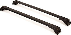 Omtec 90cm. for Cars with Factory Bars (with Roof Rack Legs and Lock) Black