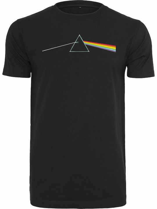 Merchcode Dark Side of the Moon T-shirt Pink Floyd Black Cotton MT453-00007