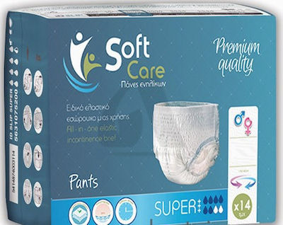 Soft Care Groß in Weiß Farbe 14Stück