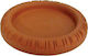 Plastic Saucer No7 Φ24cm Plate Pot Plastic Brown 24x24cm 70201015