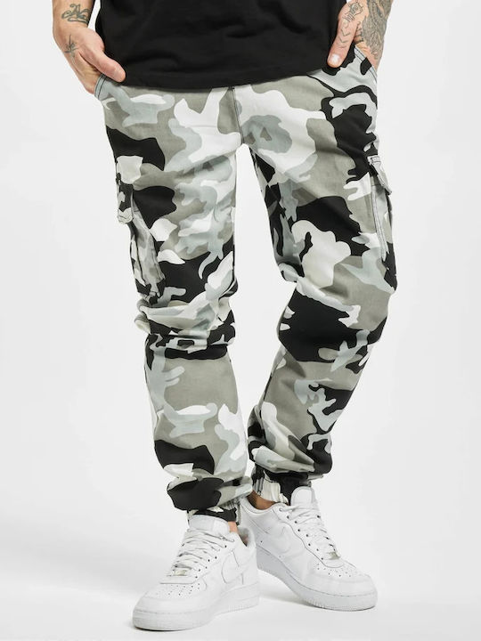 Urban Classics Hose Cargo Elastisch Snow Camo