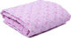 Laura Ashley Double Sided Cotton Baby Quilt Sweet 100x140cm Lilac