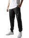 Urban Classics Men's Sweatpants with Rubber Charcoal