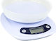 Viosarp Ψηφιακή Ζυγαριά Κουζίνας με Κάδο έως 5kg Λευκή