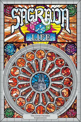 Floodgate Games Game Expansion Sagrada: The Great Facades Life for 1-6 Players 13+ Years (EN)