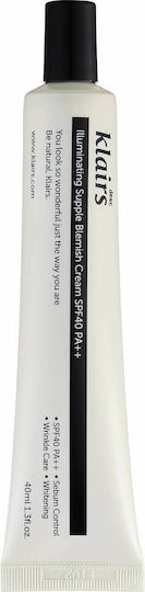 Dear, Klairs Illuminating Supple Blemish PA++ BB- Creme Gesicht Tag mit SPF40 mit Aloe Vera & Centella Asiatica 40ml