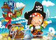 Puzzle pentru Copii The Treasure of the Pirate 48buc Bluebird Puzzles