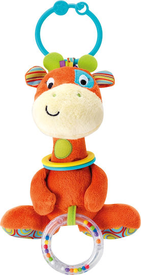 Winfun Κουδουνίστρα Καμηλοπάρδαλη Patch Giraffe Hand Rattle Squeakers Crinkle Sound