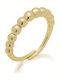 Jcou Dots Ring Γυναικείο Δαχτυλίδι Βεράκι από Ασήμι Επιχρυσωμένο