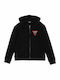 Kids Sweatshirt Cardigan with Hood Black Core