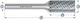 Karnasch Carbide Digging Bit 8mm Cutter Bit Carbide for Metal 8mm x 20mm x 8mm