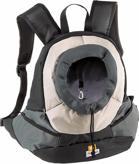 Ferplast Kangoo Σακίδιο Πλάτης για Μεταφορά Σκύλου έως 6kg Γκρι Μ37xΠ16xΥ36.5εκ.