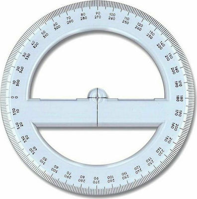 Protractor Plastic Transparent 15cm 360o Ilca