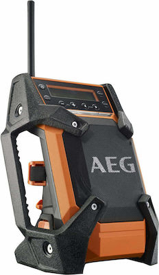 AEG BR 1218C Portable Radio Battery DAB+ Orange