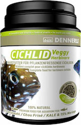 Dennerle Veggy Herbivore Cichlid Food Granules with Spirulina 1000ml 90gr