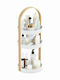 Umbra Bellwood Floor Bathroom Shelf Plastic with 3 Shelves 20x20x50cm White