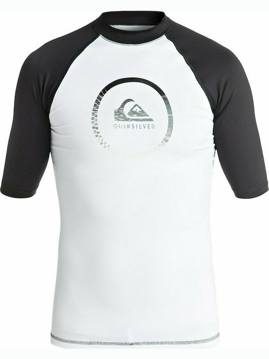 Quiksilver Active S Costum de baie pentru copii Bluză anti-UV Albă