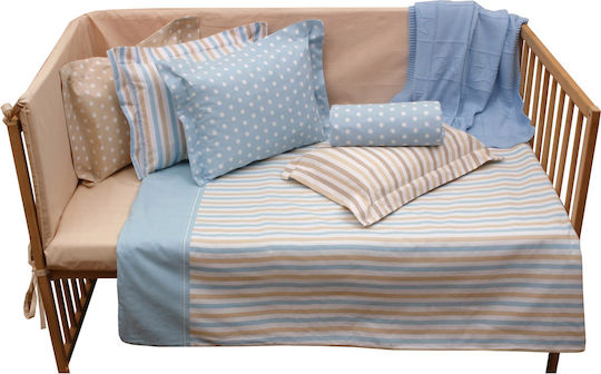 Anna Riska Baby Bettbezug Mix & Match 36 Turquoise 120x165cm.