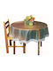 Sidi Home Plast Tablecloth with Lace translucent 132x132cm