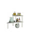 Kesper Kitchen Organizer Racks Metallic in White Colour 38x53x38cm