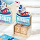 Christening Favor with Calendar Mickey Fun Day Out made of Wood