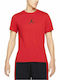 Jordan Herren Sport T-Shirt Kurzarm Rot