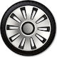 Autoline Σετ Τάσια Αυτοκινήτου Silverstone Pro 17" 4τμχ Ασημί
