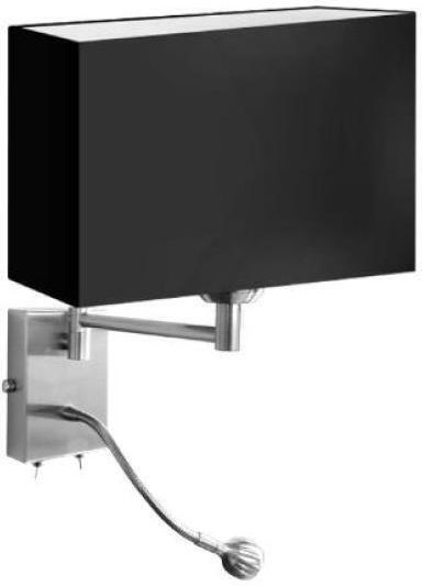 Fos me Modern Lumină de Perete cu Soclu E27 Argintiu 200cm