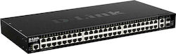 D-Link DGS-1520-52 Managed L3 Switch with 48 Gigabit (1Gbps) Ethernet Ports and 2 SFP Ports