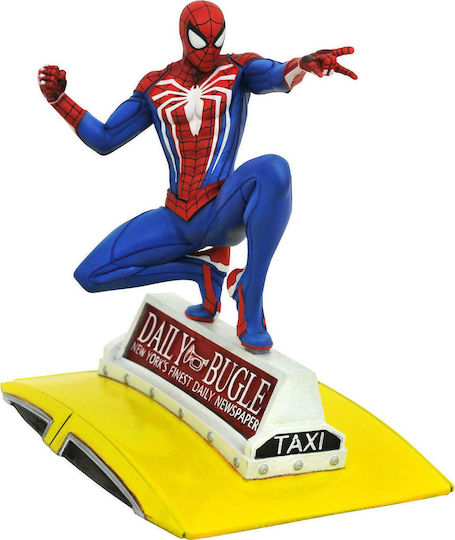 Diamond Select Toys Marvel Spiderman Cu Taxiul Figurină 23cm