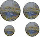 Home Heart 20202 Hob Covers 4pcs