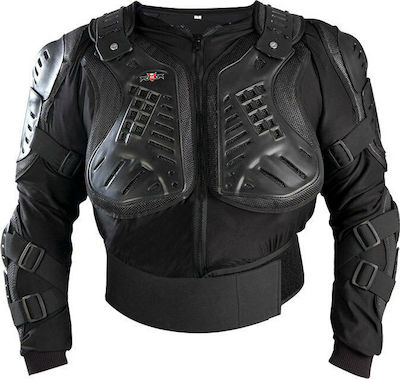 Fovos Thorax Body Armour Motorradjacke mit Protektoren Schwarz