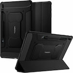 Spigen Rugged Armor Pro Flip Cover Plastic Rezistentă Negru (Galaxy Tab S7) ACS01604