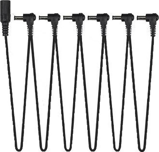 Xvive S6 G30FZ00006 6 Plug Straight Head Multi DC Power Cable