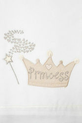 La Christine Baptism Towel Set Princess Λευκό