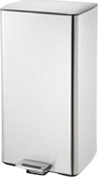 Delta Cleaning Metallic Waste Bin 30lt with Pedal Inox