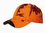 Benisport Waterproof Jockey Hunting Hat Camouflage Αδιάβροχο Καπέλο Orange