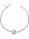 Folli Follie Women's Silver Chain Bracelet 19cm