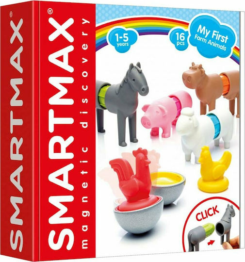 Smartmax Μαγνητικό Παιχνίδι Κατασκευών Η Πρώτη μου Φάρμα για Παιδιά 1+ Ετών