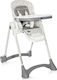 Lorelli Campanella Foldable Highchair with Plastic Frame & Leatherette Seat Grey