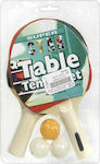 ToyMarkt Ping Pong Racket Set for Beginner Players