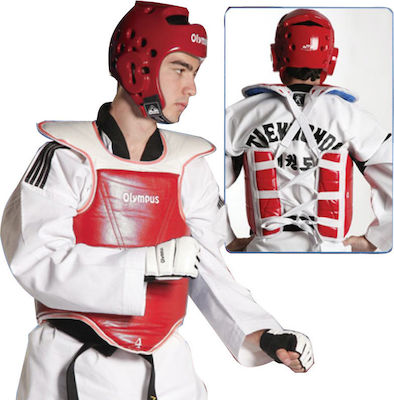 Olympus Sport Brustschutz WTF doppelseitig - Hart Taekwondo Brustschützer