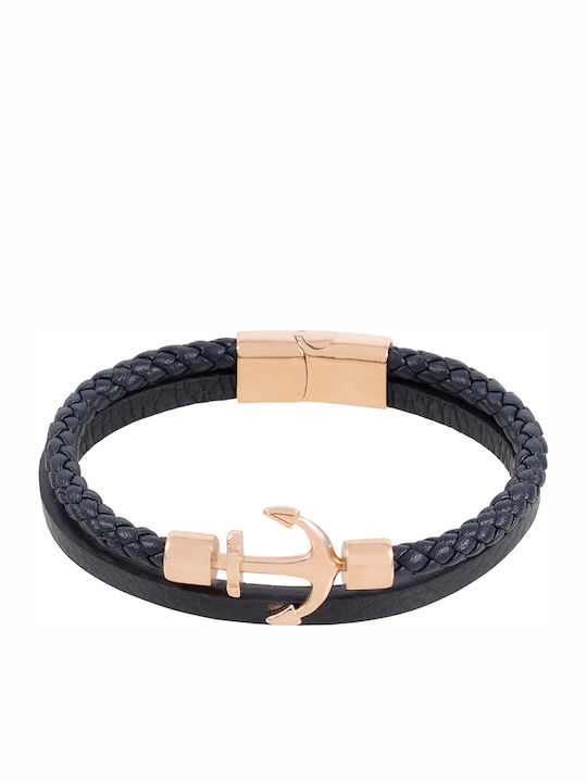 U.S. Polo Assn. Armband mit Design Verankerung aus Leder