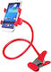Universal Lazy Bracket Phone Holder Desk Stand for Mobile Phone in Red Colour