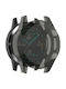 Θήκη Σιλικόνης με Τζαμάκι σε Μαύρο χρώμα για το Huawei Watch GT / GT2 (46mm)