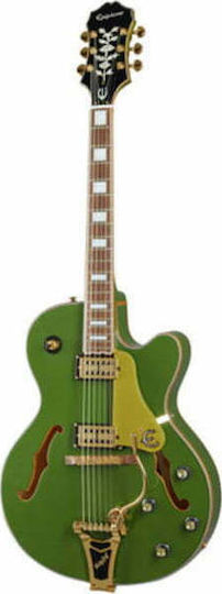 Epiphone Emperor Swingster Chitară Electrică ES cu HH Configurație Doze Forest Green