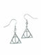 The Carat Shop Deathly Hallows Harry Potter Обици от Сребърен с Камъни